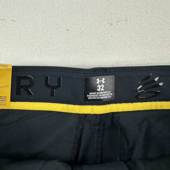 Under Armour X Steph Curry Splash Shorts Chino Golf Mens 32 Blue - Picture 6 of 6